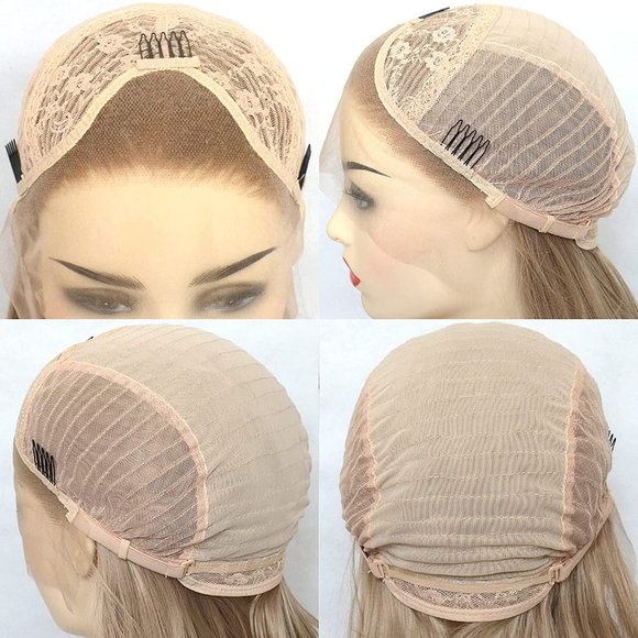 Straight Red Lace Front Wig - Picture 2 of 3